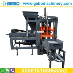 QT3-20 hydraulic stock standard brick making machine, hollow block moulding machine
